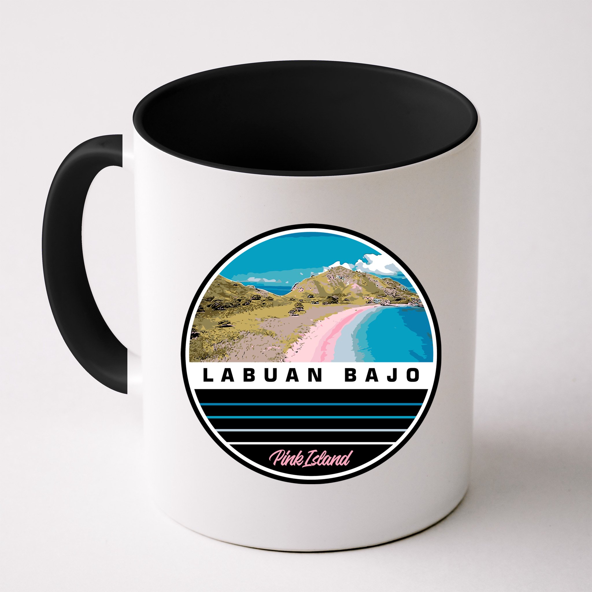 Labuan Bajo Pink Island Mug