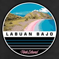 Labuan Bajo Pink Island Tumbler