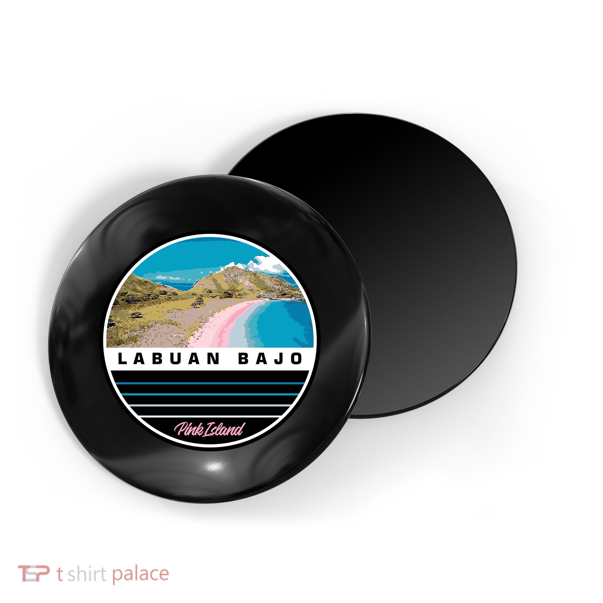 Labuan Bajo Pink Island Magnet