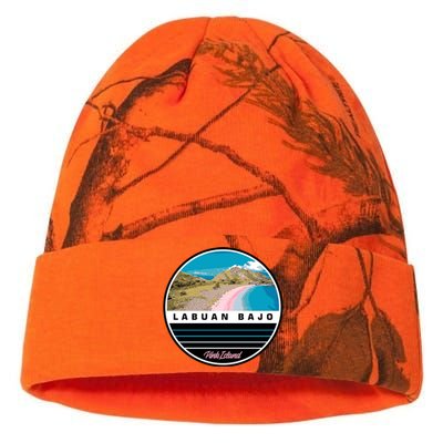 Labuan Bajo Pink Island Kati Licensed 12" Camo Beanie