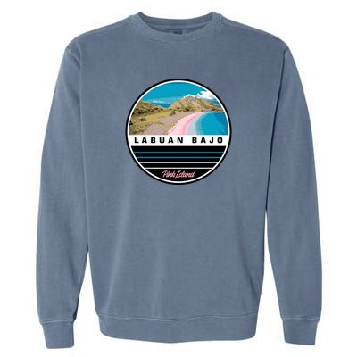 Labuan Bajo Pink Island Garment-Dyed Sweatshirt