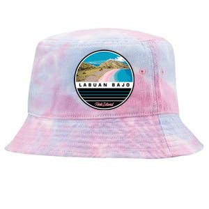 Labuan Bajo Pink Island Tie-Dyed Bucket Hat