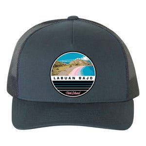 Labuan Bajo Pink Island Yupoong Adult 5-Panel Trucker Hat