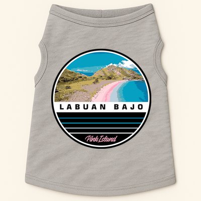 Labuan Bajo Pink Island Doggie Tank