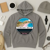 Labuan Bajo Pink Island Hoodie