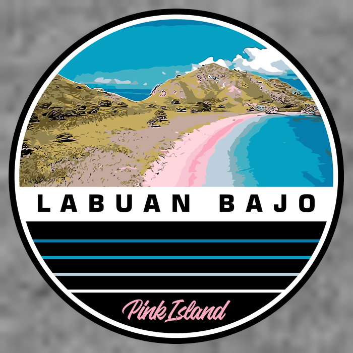Labuan Bajo Pink Island Sweatshirt