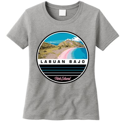Labuan Bajo Pink Island Womens T-Shirt