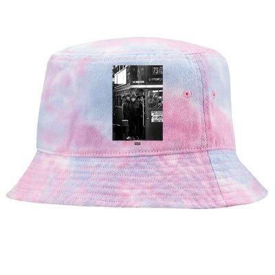 London Bus Photograph Tie-Dyed Bucket Hat