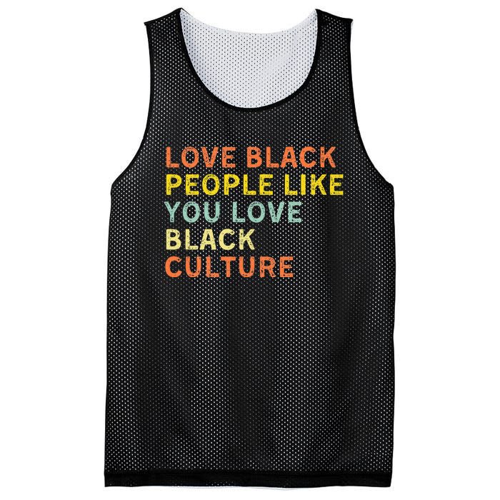 Love Black People Like You Love Black Pride Black Culture Mesh Reversible Basketball Jersey Tank