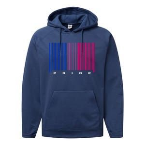 LGBTQ Bisexual Pride Performance Fleece Hoodie