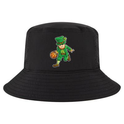 Leprechaun Basketball Player St Patrick's Day Cool Comfort Performance Bucket Hat