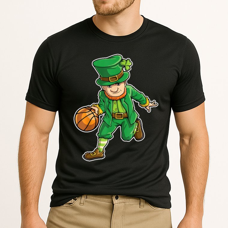 Leprechaun Basketball Player St Patrick's Day Performance Shirt