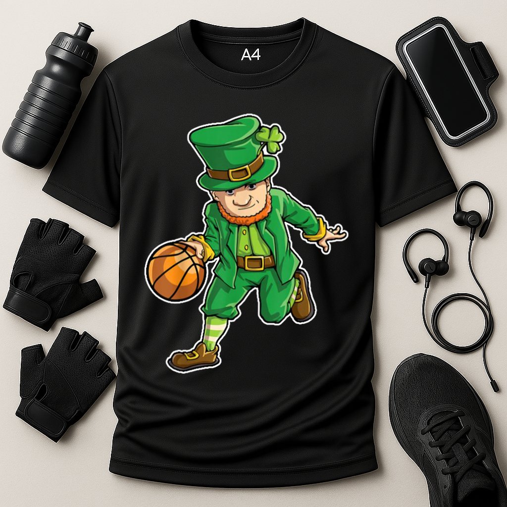 Leprechaun Basketball Player St Patrick's Day Performance Shirt