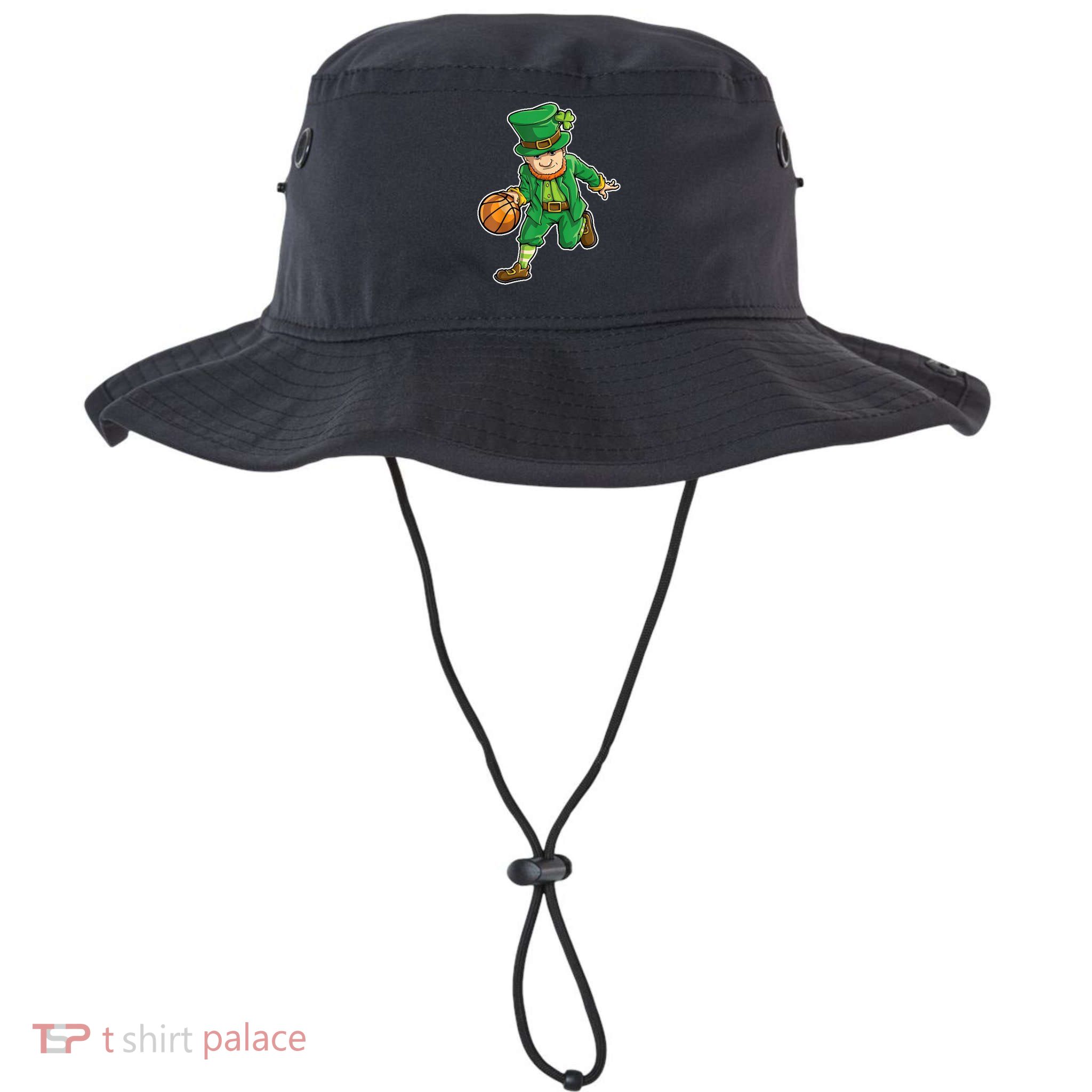 Leprechaun Basketball Player St Patrick's Day Bucket Hat