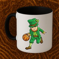Leprechaun Basketball Player St Patrick's Day Mug