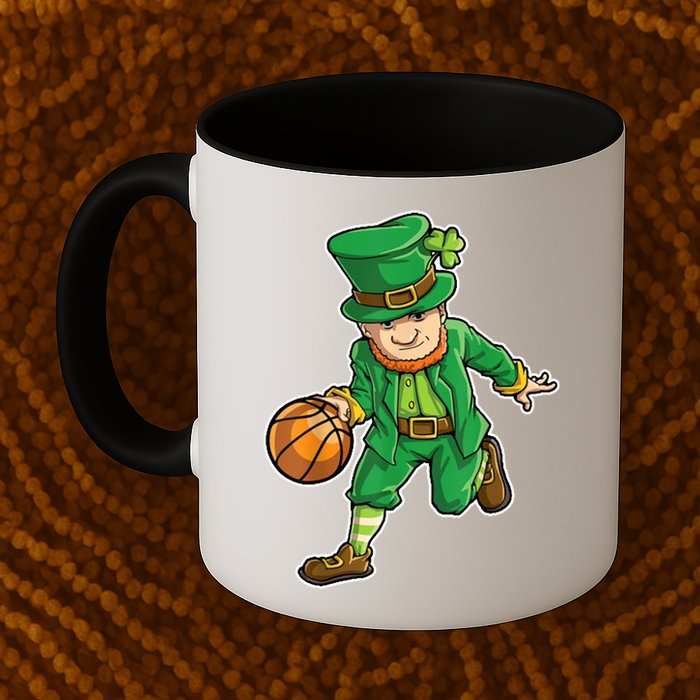 Leprechaun Basketball Player St Patrick's Day Mug
