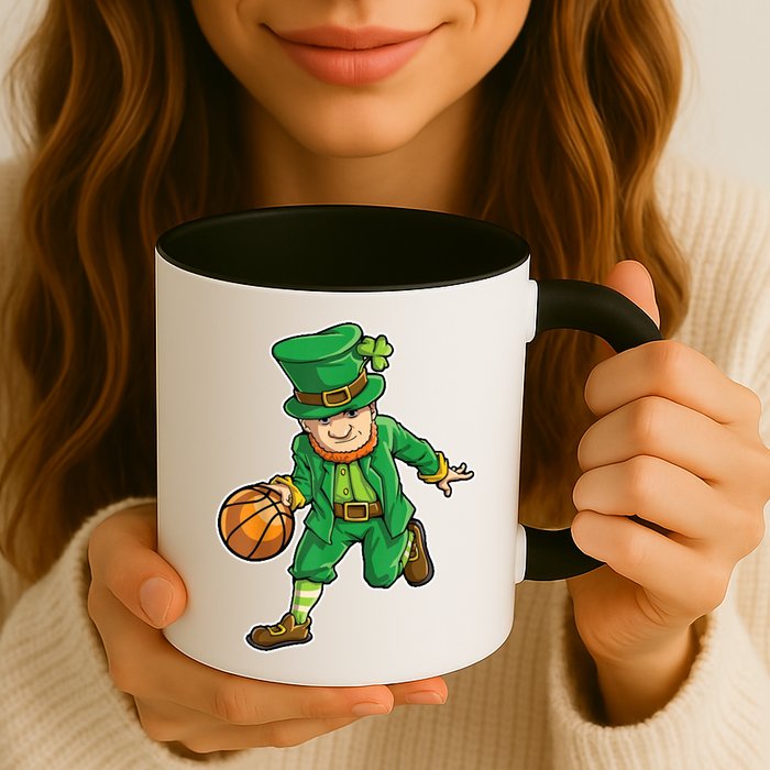 Leprechaun Basketball Player St Patrick's Day Mug