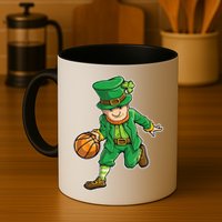 Leprechaun Basketball Player St Patrick's Day Mug