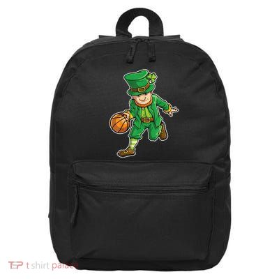 Leprechaun Basketball Player St Patrick's Day 16 in Basic Backpack
