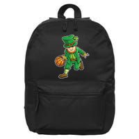 Leprechaun Basketball Player St Patrick's Day 16 in Basic Backpack