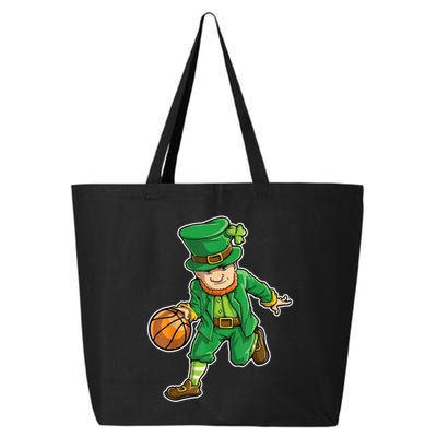 Leprechaun Basketball Player St Patrick's Day 25L Jumbo Tote