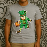 Leprechaun Basketball Player St Patrick's Day T-Shirt