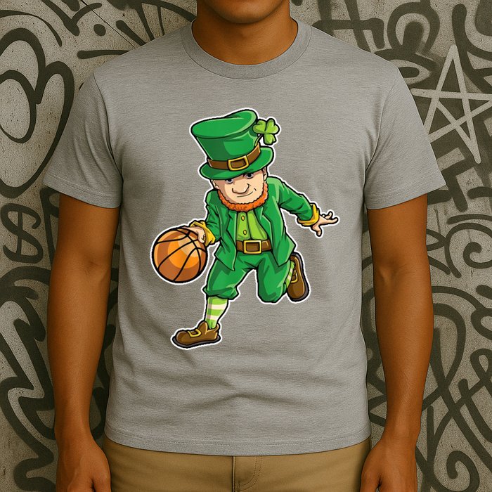 Leprechaun Basketball Player St Patrick's Day T-Shirt