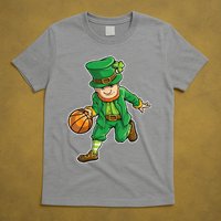Leprechaun Basketball Player St Patrick's Day T-Shirt