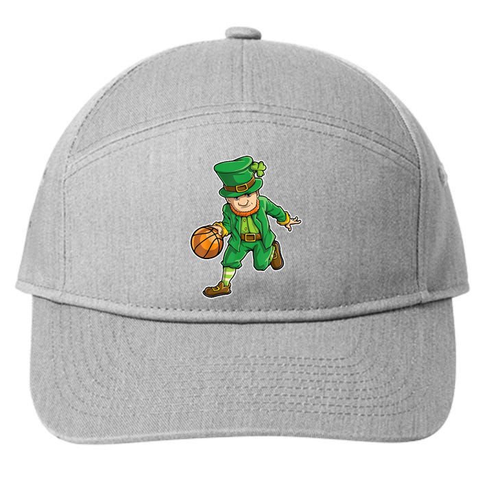 Leprechaun Basketball Player St Patrick's Day 7-Panel Snapback Hat