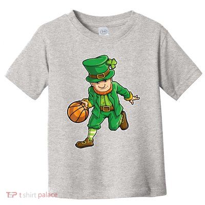 Leprechaun Basketball Player St Patrick's Day Toddler T-Shirt