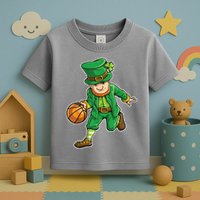 Leprechaun Basketball Player St Patrick's Day Toddler T-Shirt