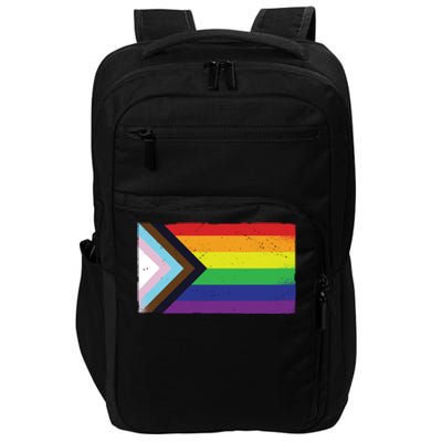 LGTBQ Black Pride Flag Impact Tech Backpack