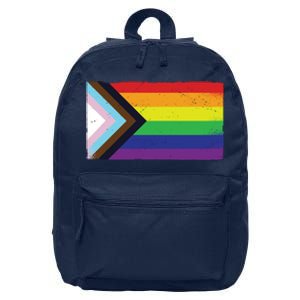 LGTBQ Black Pride Flag 16 in Basic Backpack