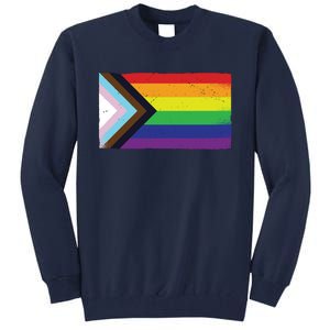 LGTBQ Black Pride Flag Tall Sweatshirt