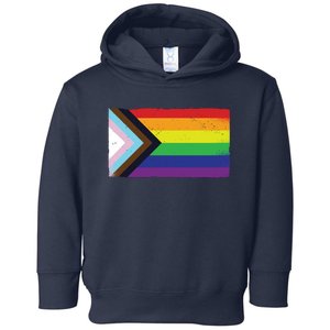 LGTBQ Black Pride Flag Toddler Hoodie