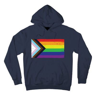 LGTBQ Black Pride Flag Tall Hoodie