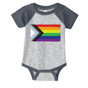 LGTBQ Black Pride Flag Infant Baby Jersey Bodysuit