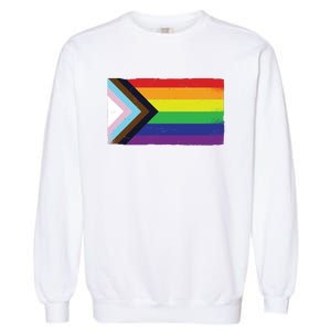 LGTBQ Black Pride Flag Garment-Dyed Sweatshirt