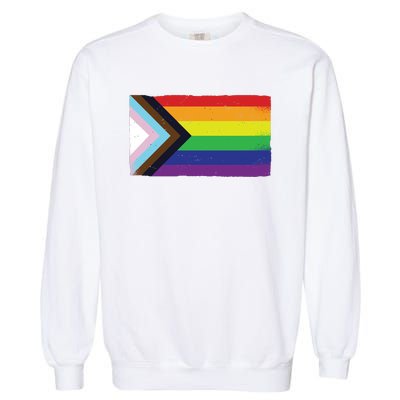 LGTBQ Black Pride Flag Garment-Dyed Sweatshirt