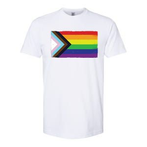 LGTBQ Black Pride Flag Softstyle CVC T-Shirt