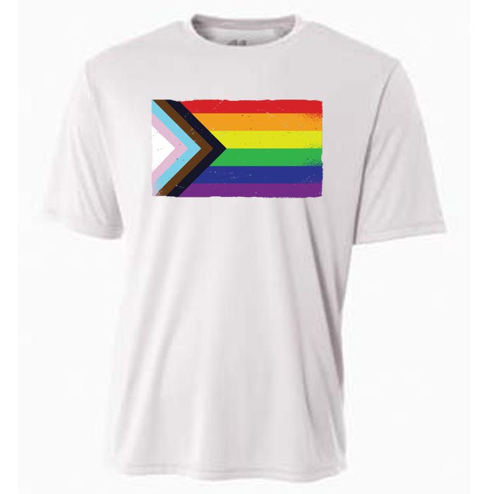 LGTBQ Black Pride Flag Cooling Performance Crew T-Shirt