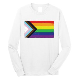 LGTBQ Black Pride Flag Long Sleeve Shirt