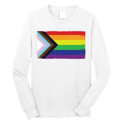 LGTBQ Black Pride Flag Long Sleeve Shirt