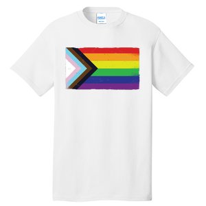 LGTBQ Black Pride Flag Tall T-Shirt