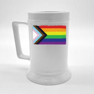 LGTBQ Black Pride Flag Beer Stein