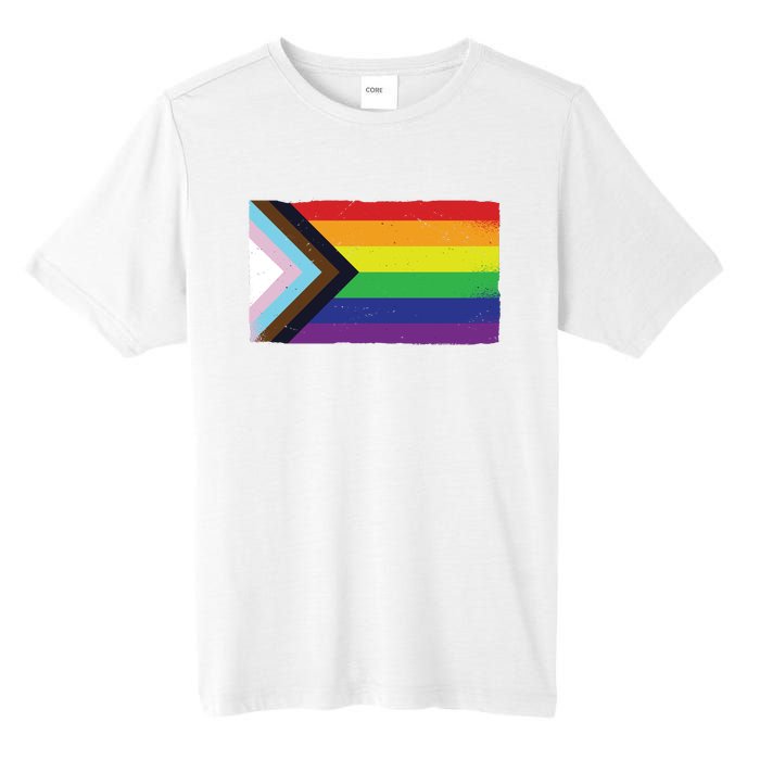 LGTBQ Black Pride Flag Tall Fusion ChromaSoft Performance T-Shirt