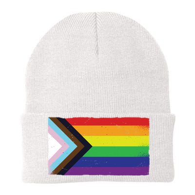 LGTBQ Black Pride Flag Knit Cap Winter Beanie