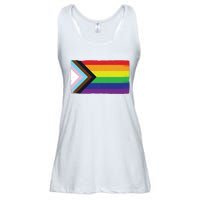 LGTBQ Black Pride Flag Ladies Essential Flowy Tank