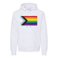 LGTBQ Black Pride Flag Premium Hoodie