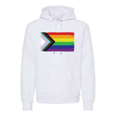 LGTBQ Black Pride Flag Premium Hoodie